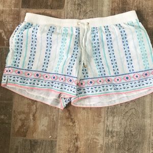 EUC Lilly Pulitzer Embroidered Drawstring Short
